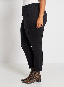 Calças de ganga slim destroy - Kiabi