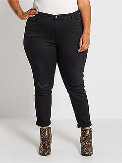 Calças de ganga slim destroy - Kiabi