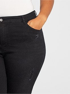 Calças de ganga slim destroy - Kiabi