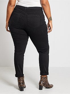 Calças de ganga slim destroy - Kiabi