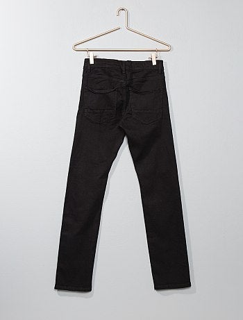 Calças de ganga slim efeito usado - Kiabi