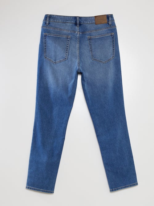 Calças de ganga slim elásticas  - L30 - Kiabi