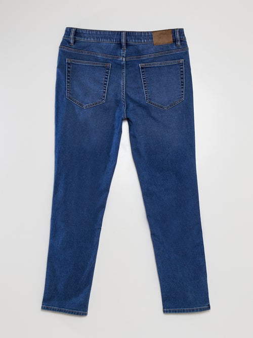 Calças de ganga slim elásticas  - L30 - Kiabi