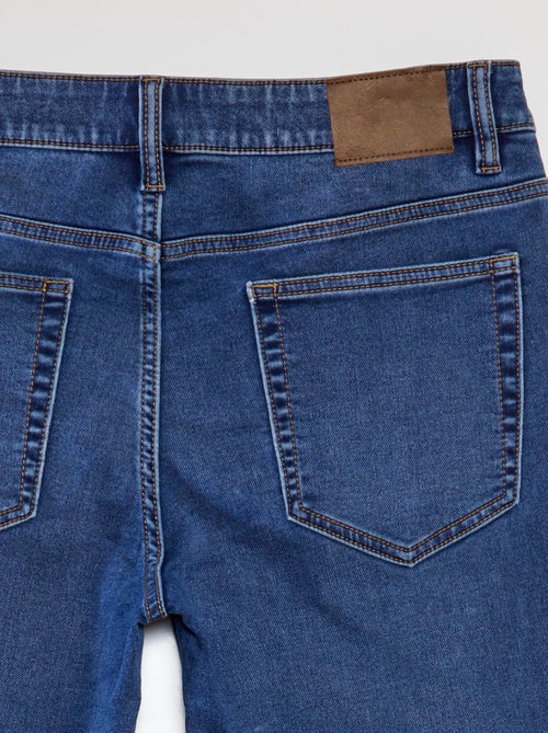 Calças de ganga slim elásticas  - L30 - Kiabi