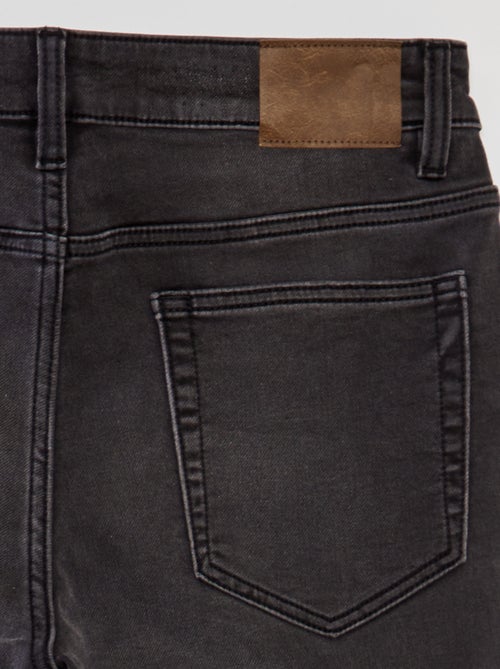 Calças de ganga slim elásticas  - L30 - Kiabi