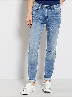 Calças de ganga slim elásticas - Kiabi