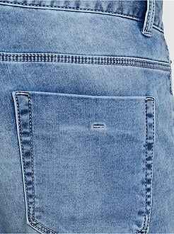 Calças de ganga slim elásticas - Kiabi