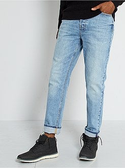 Calças de ganga slim elásticas - Kiabi