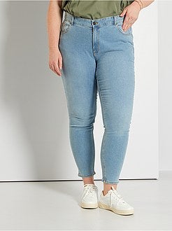 Calças de ganga slim elásticas - Kiabi