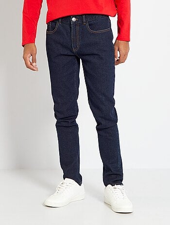 Calças de ganga slim em algodão elástico - Kiabi