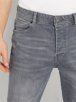 Calças de ganga slim em algodão elástico de conceção ecológica - Kiabi