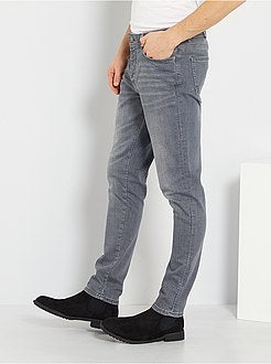 Calças de ganga slim em algodão elástico de conceção ecológica - Kiabi