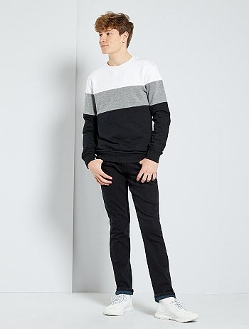 Calças de ganga slim em algodão elástico - Kiabi