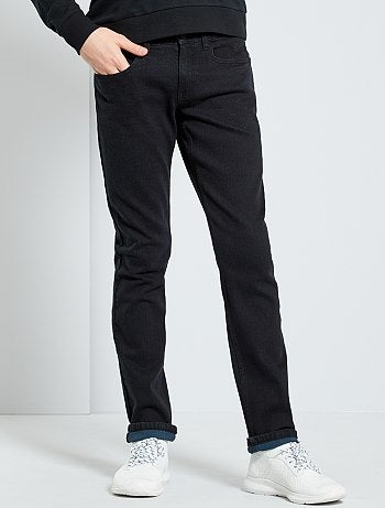 Calças de ganga slim em algodão elástico - Kiabi