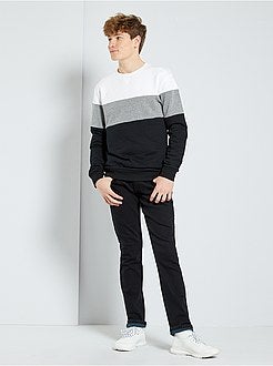 Calças de ganga slim em algodão elástico - Kiabi