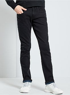 Calças de ganga slim em algodão elástico - Kiabi