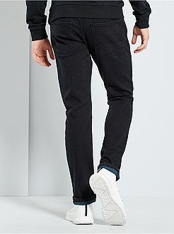 Calças de ganga slim em algodão elástico - Kiabi