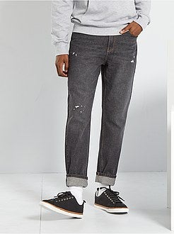 Calças de ganga slim em algodão - Kiabi