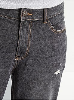 Calças de ganga slim em algodão - Kiabi