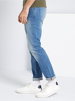 Calças de ganga slim L30 conceção ecológica - Kiabi