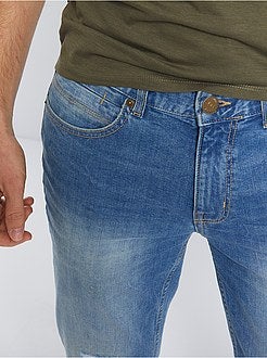 Calças de ganga slim L30 conceção ecológica - Kiabi