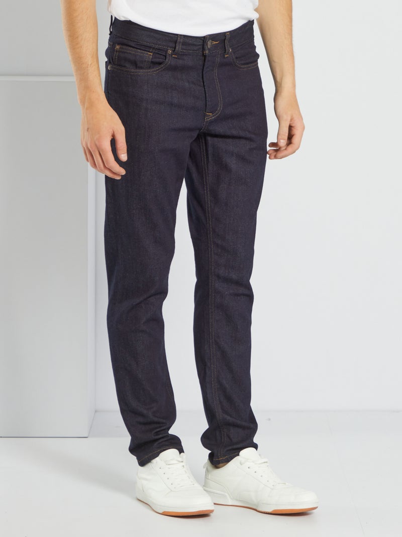 Calças de ganga slim L32 AZUL - Kiabi