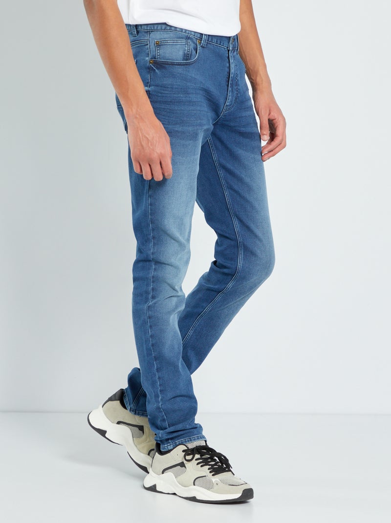 Calças de ganga slim L36 +1,90 m AZUL - Kiabi