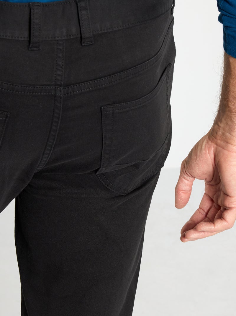 Calças de ganga slim L38 +1,95 m Preto - Kiabi