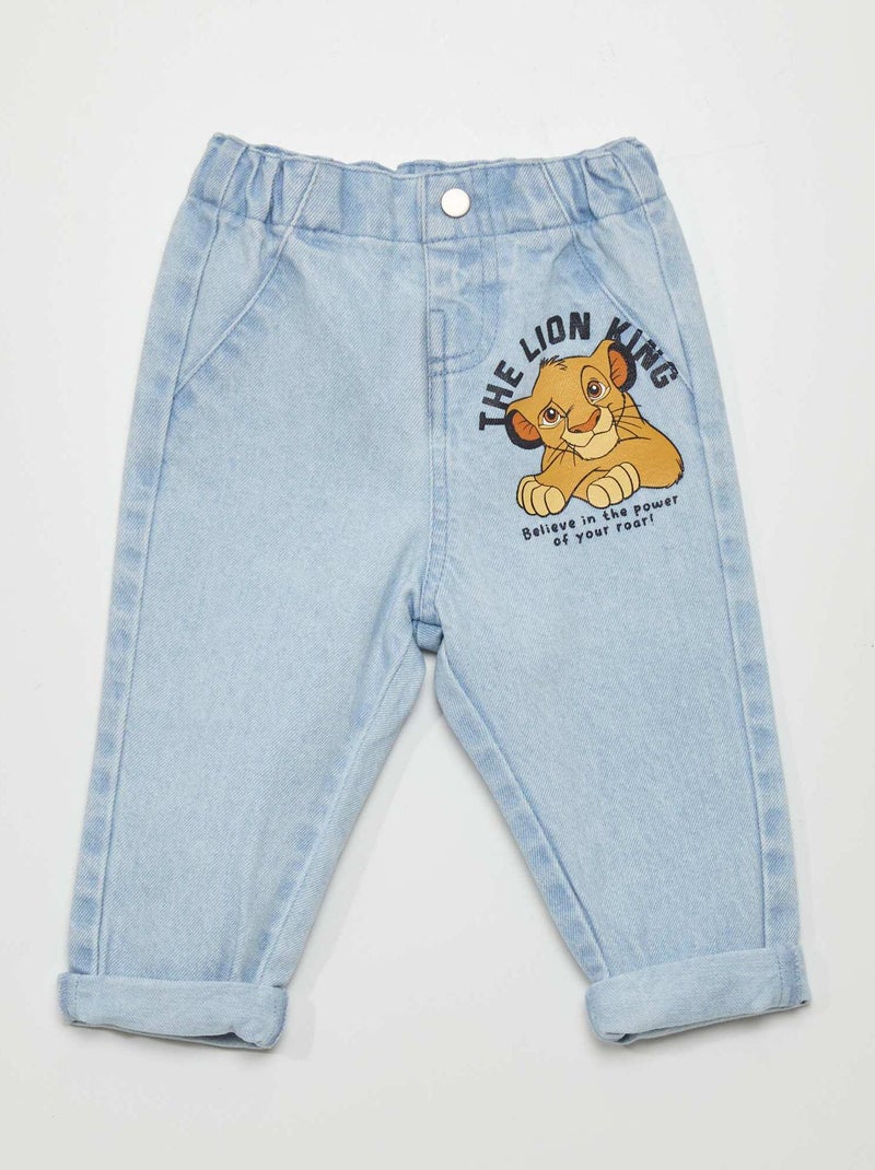 Calças de ganga slim 'O Rei Leão' 'Disney' AZUL - Kiabi