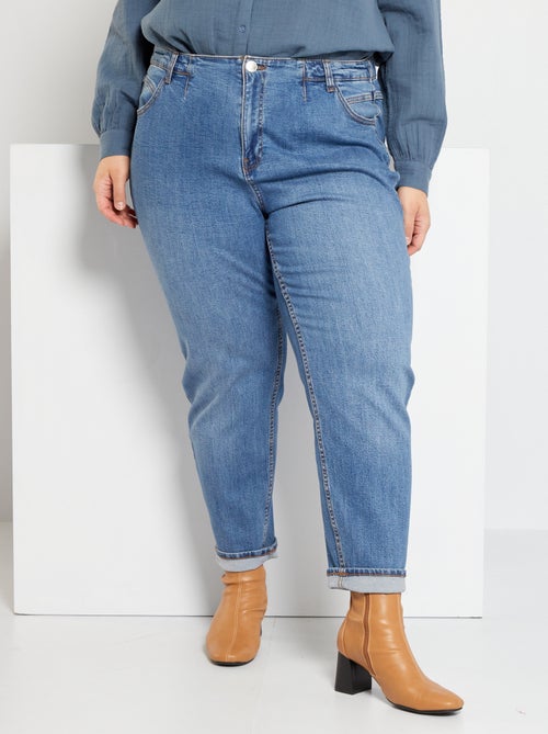 Calças de ganga slouchy - Kiabi