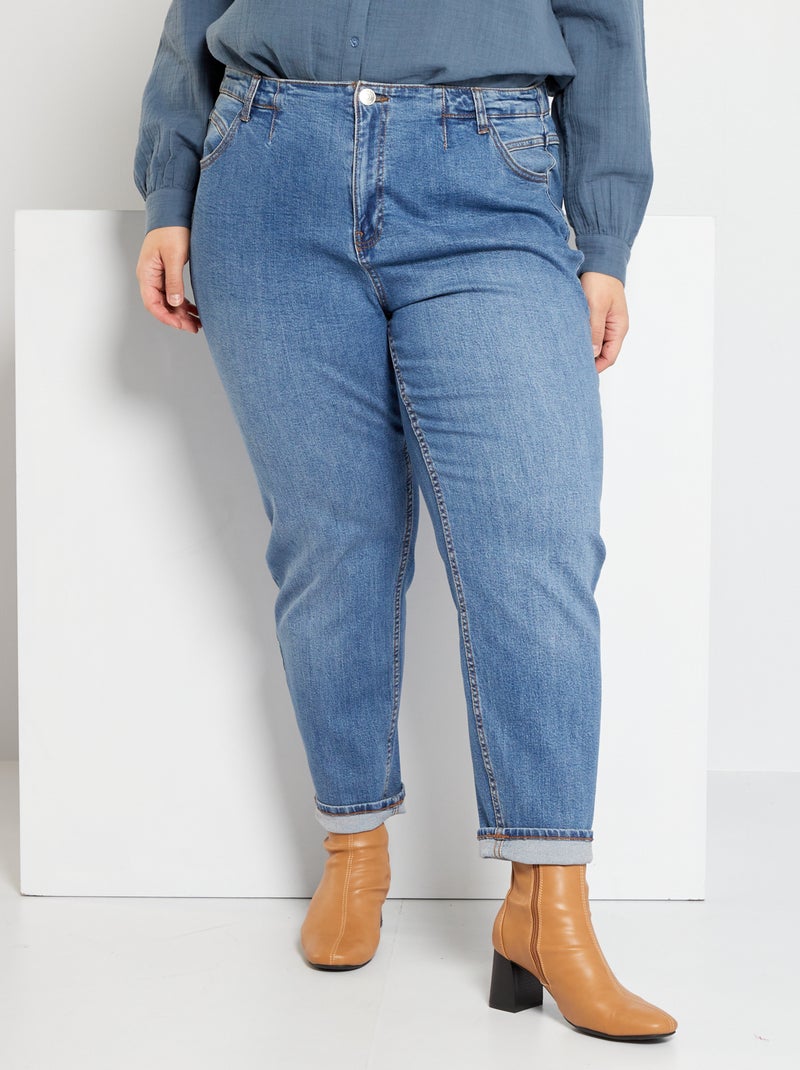 Calças de ganga slouchy AZUL - Kiabi