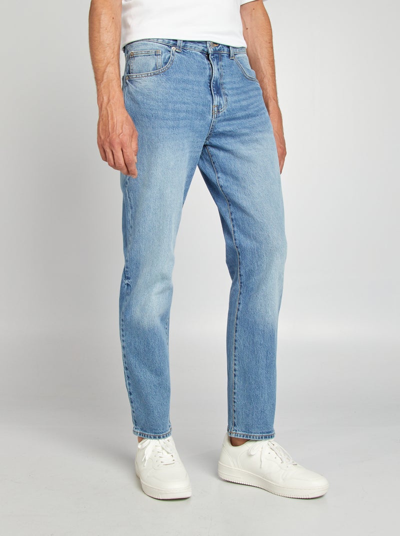 Calças de ganga straight fit AZUL - Kiabi