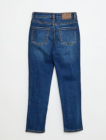 Calças de ganga stretch fit slim em algodão
