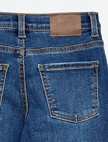 Calças de ganga stretch fit slim em algodão
