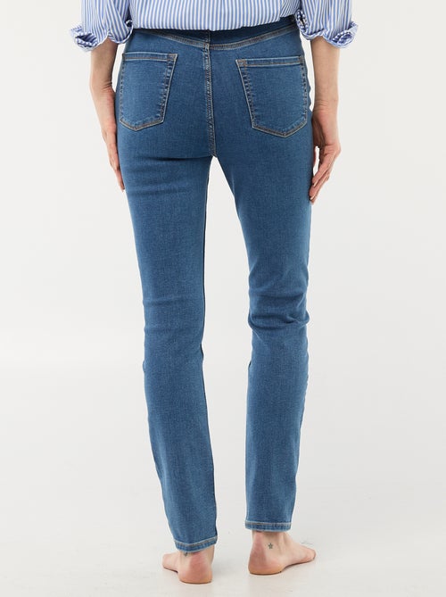 Calças de ganga stretch super skinny em algodão - Kiabi