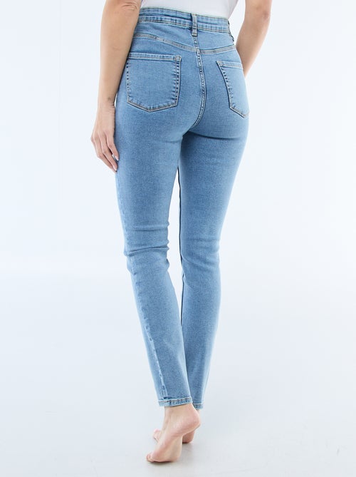 Calças de ganga stretch super skinny em algodão - Kiabi