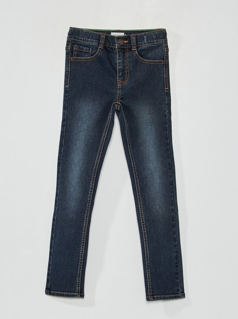Calças de ganga super skinny - Corte + justo AZUL - Kiabi