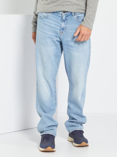 Calças de ganga tapered - L32 - Kiabi