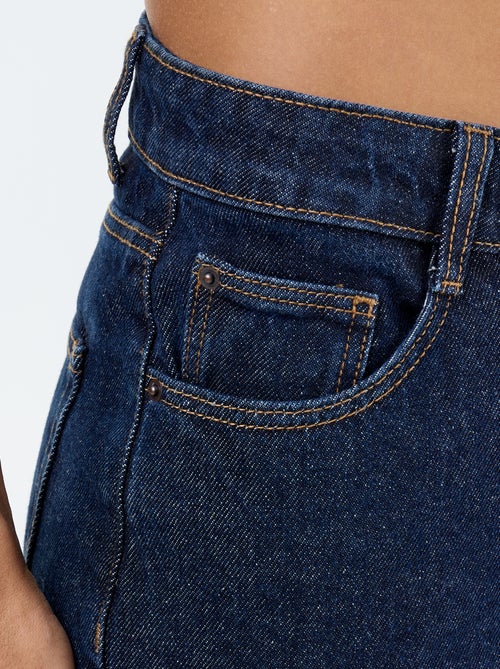 Calças de ganga wide-leg - 30L - Kiabi