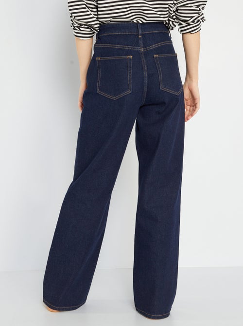 Calças de ganga wide leg - 32L - Kiabi Calças de ganga wide leg - 32L - Kiabi