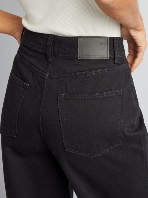 Calças de ganga wide leg - 32L - Kiabi