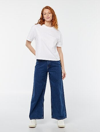 Calças de ganga wide leg - L28