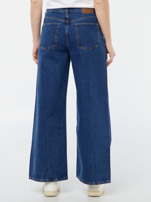 Calças de ganga wide leg - L28 - Kiabi