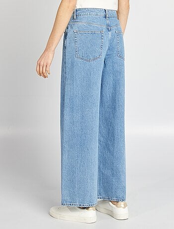Calças de ganga wide leg - L28