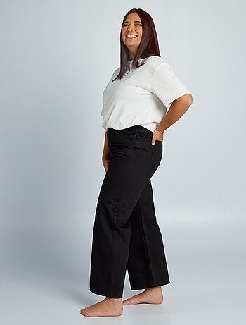 Calças de ganga wide leg - L28