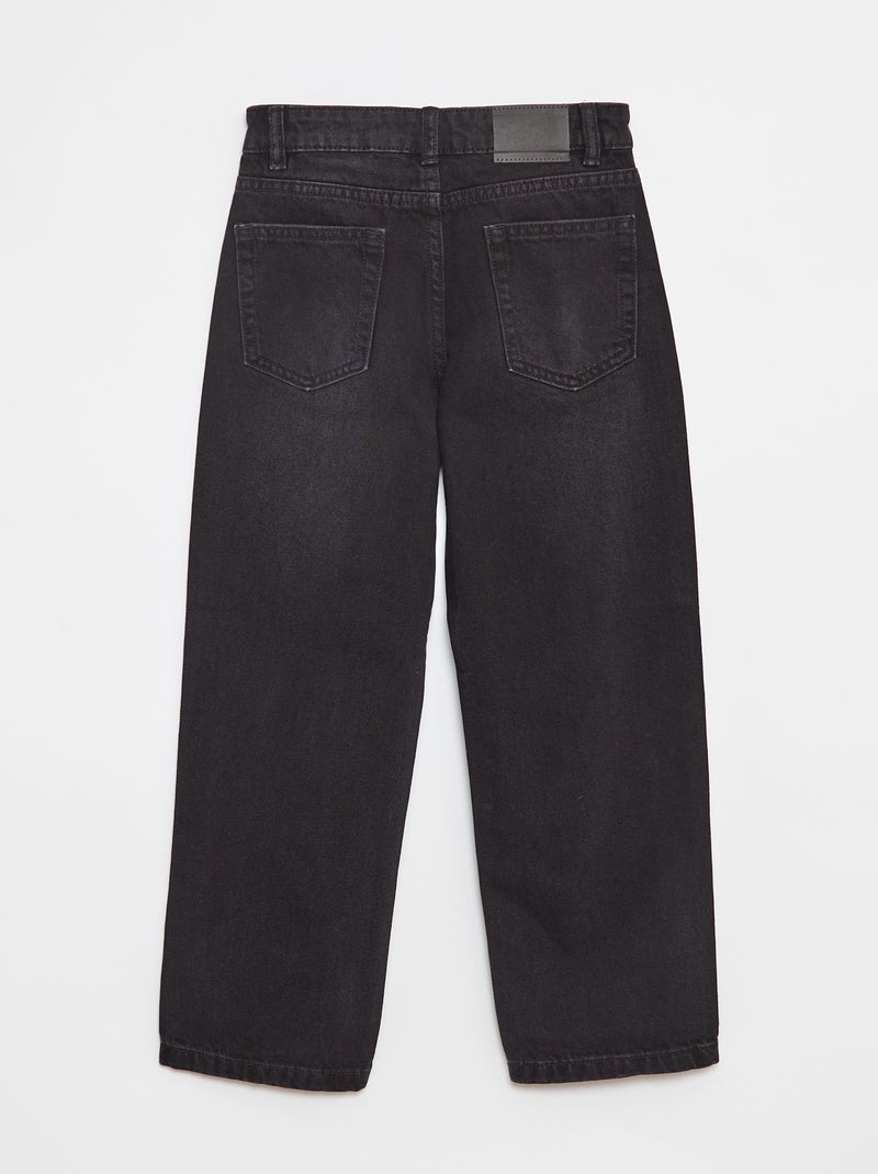 Calças de ganga wide leg Cinza - Kiabi