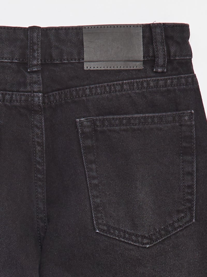 Calças de ganga wide leg Cinza - Kiabi