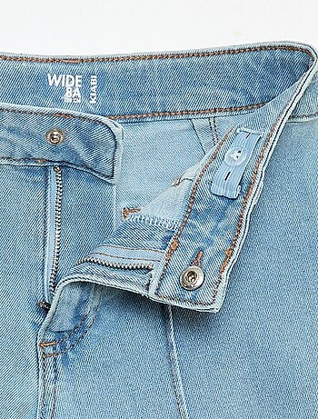 Calças de ganga wide leg cropped