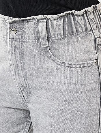 Calças de ganga wide leg em algodão