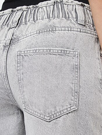 Calças de ganga wide leg em algodão